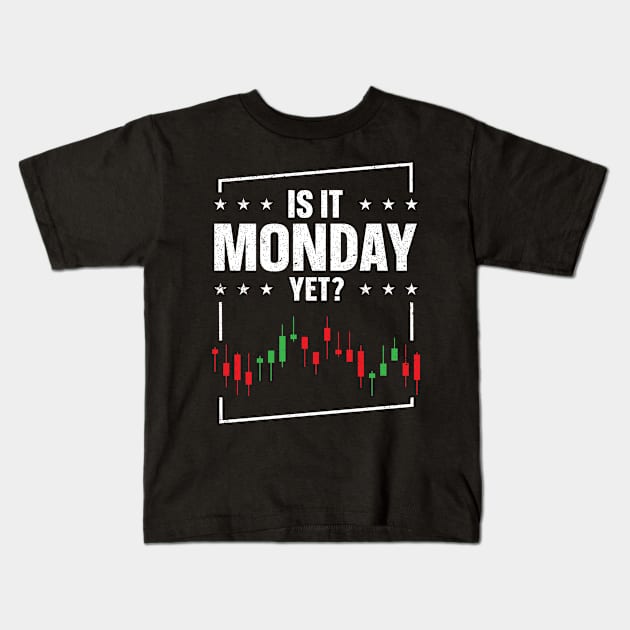 Day Trader Kids T-Shirt by maxcode
